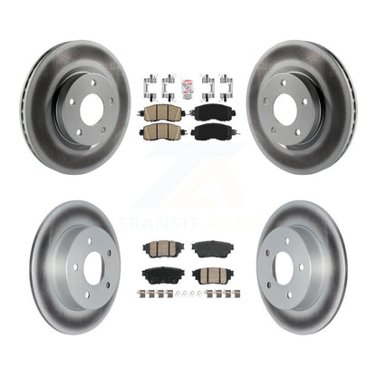 Kit de plaquettes en céramique avant et arrière et disques de frein enduits pour Nissan Altima