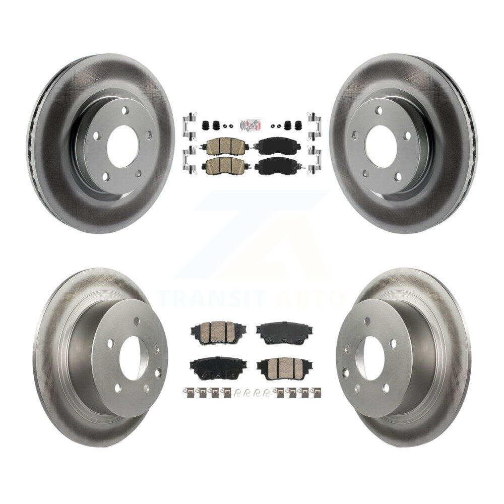 Kit de Rotor de frein à disque, revêtement de coussinets en céramique avant et arrière, pour Nissan Altima AW 2019 – 2020