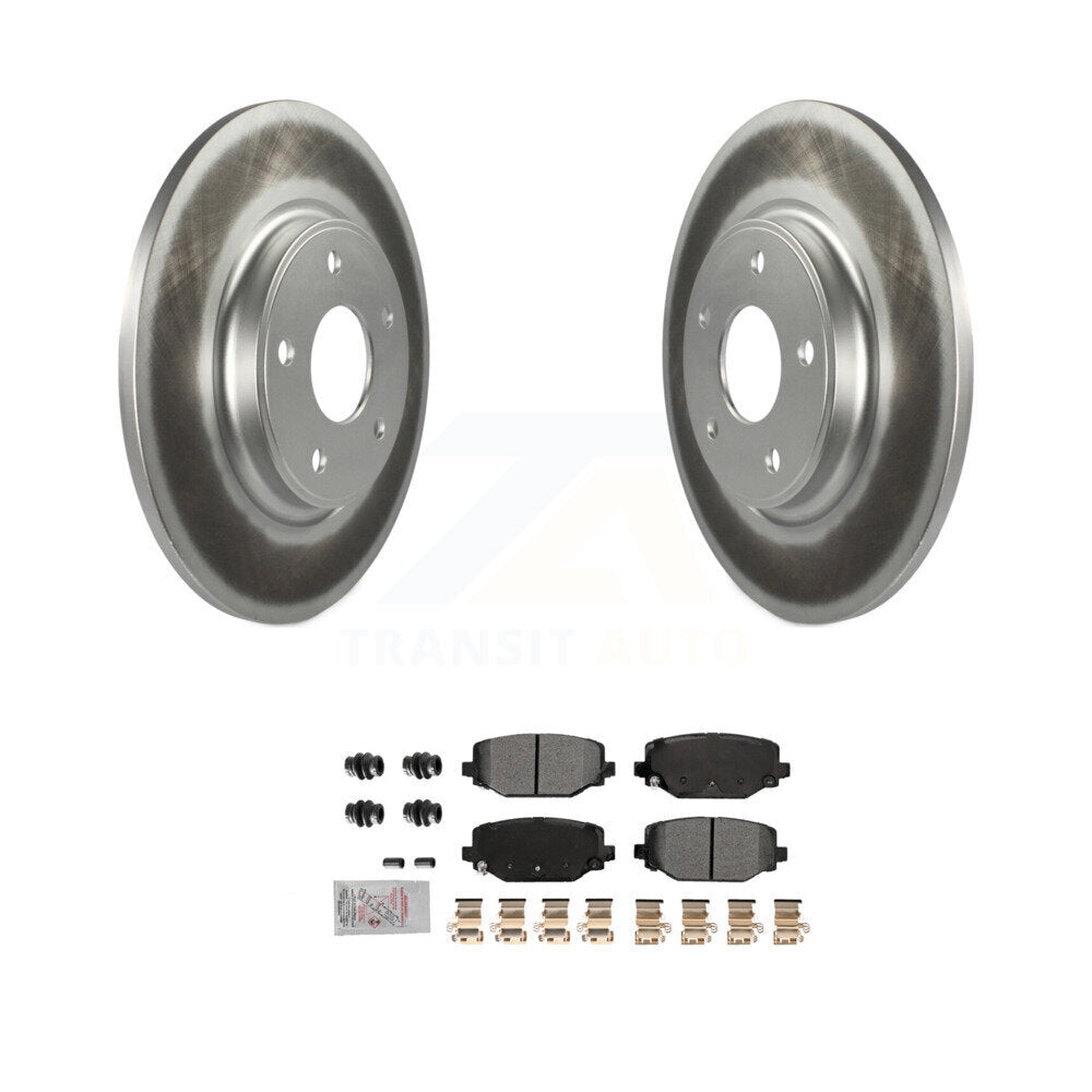Kit de plaquettes semi-métalliques de Rotor de frein de manteau arrière pour le remorquage de voyage de Dodge Grand Caravan