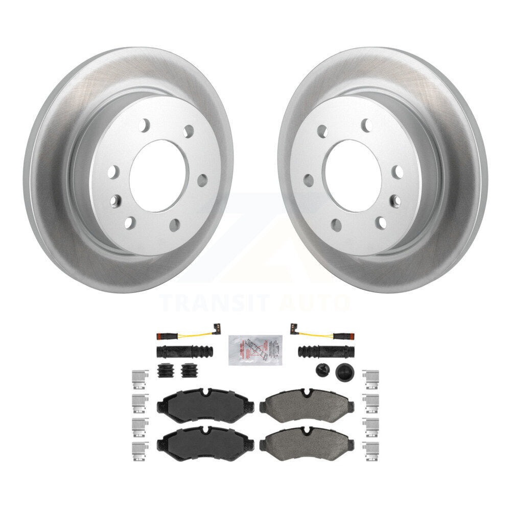 Kit de plaquettes semi-métalliques de Rotor de frein de manteau arrière pour Mercedes-Benz Sprinter 2500 350