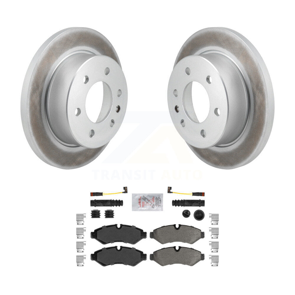 Kit de plaquettes semi-métalliques de Rotor de frein de manteau arrière pour Mercedes-Benz Sprinter 2500 350