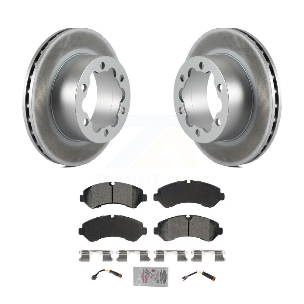 Kit de plaquettes semi-métalliques de Rotor de frein de manteau arrière pour Mercedes-Benz Sprinter 3500 450