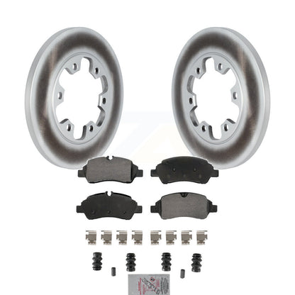 Kit de disques de frein à disque à revêtement arrière et de plaquettes semi-métalliques pour Ford Transit-350 H