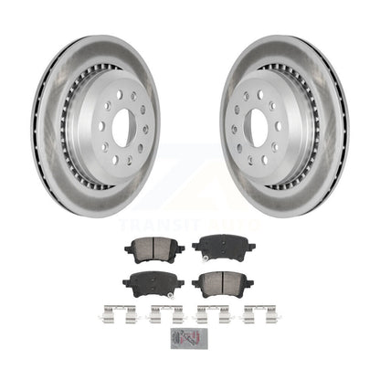 Kit de rotors de frein à disque à revêtement arrière et de plaquettes en céramique pour Jeep Wrangler Gladiator