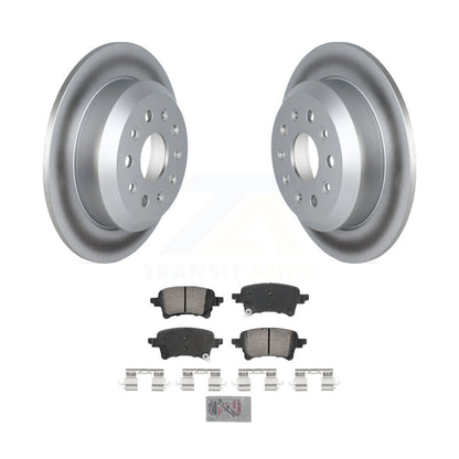 Kit de rotors de frein à disque à revêtement arrière et de plaquettes en céramique pour Jeep Wrangler KGA-105896