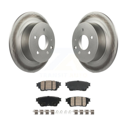 Rotor de frein à disque à revêtement arrière et kit de plaquettes en céramique pour Nissan Altima AW 2019 – 2020