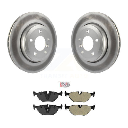 Kit de rotors de frein à disque à revêtement arrière et de plaquettes semi-métalliques pour BMW 320i KGA-10590