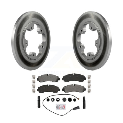 Kit de plaquettes semi-métalliques de rotor de frein arrière à revêtement pour Ford Transit-350 AW 2020 – 2021