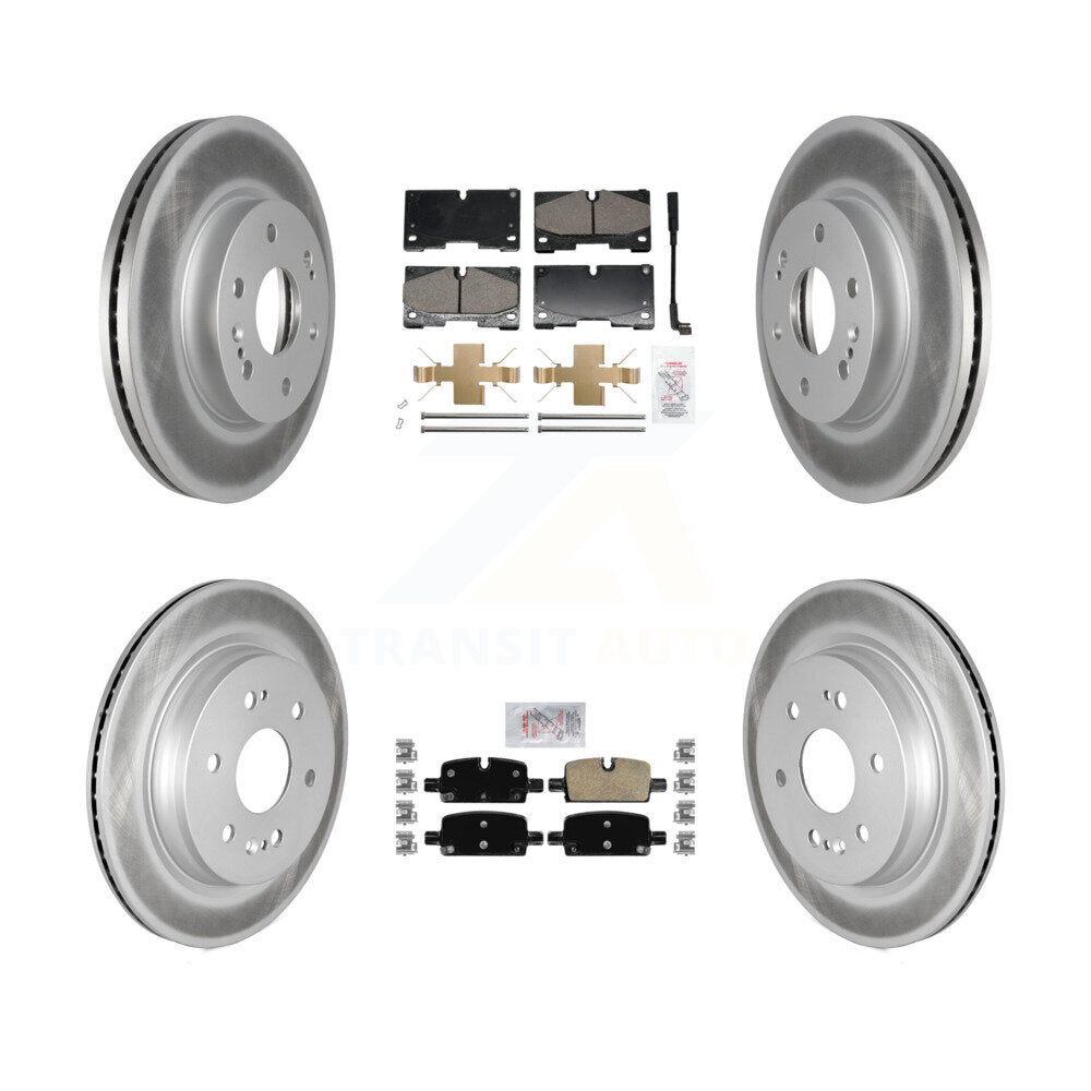 Kit de rotors de frein à revêtement en céramique avant et arrière, pour Chevrolet GMC Silverado 1500 X