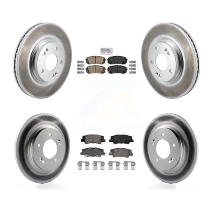 Kit de rotors de frein enduits de plaquettes en céramique avant et arrière, pour Hyundai Sonata Kia Niro EV K