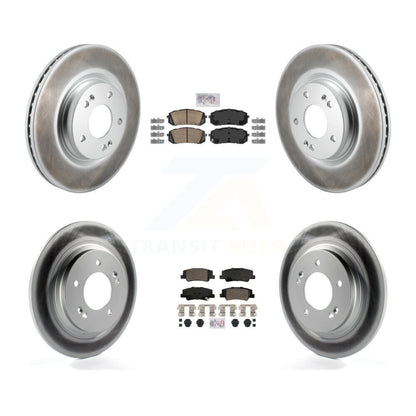Kit de rotors de frein enduits de plaquettes en céramique avant et arrière, pour Hyundai Sonata Kia Niro EV K