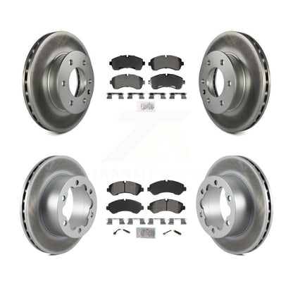 Kit de plaquettes semi-métalliques avant et arrière et Rotor de frein revêtu pour Mercedes-Benz Sprite