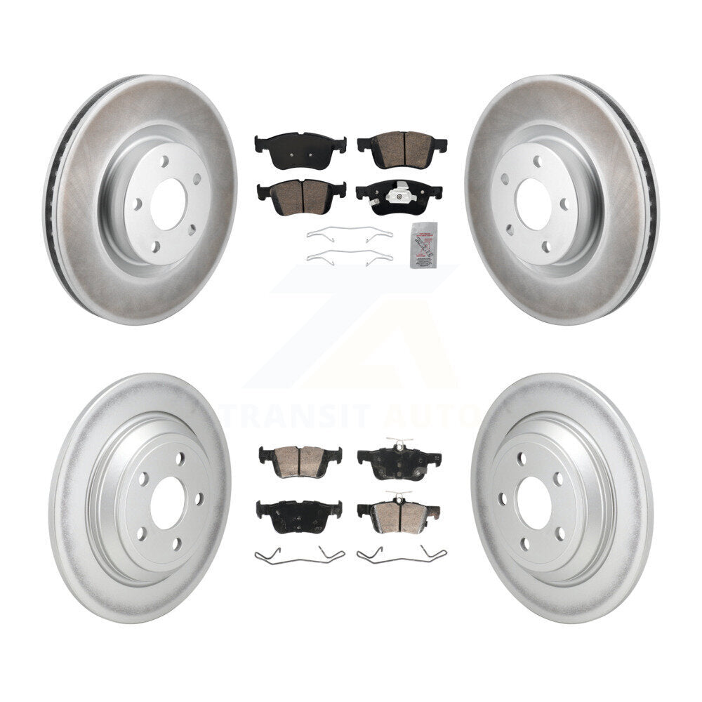 Kit de Rotor de frein à couche de plaquettes en céramique avant et arrière, pour Ford Escape Bronco Sport Lincol