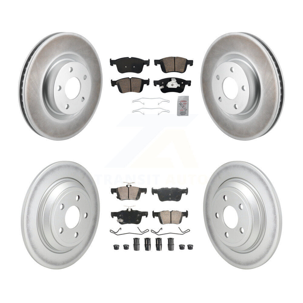Kit de Rotor de frein à couche de plaquettes en céramique avant et arrière, pour Ford Escape Bronco Sport Lincol