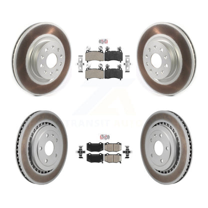 Kit de Rotor de frein avec revêtement de plaquettes en céramique, semi-métallique avant et arrière, pour Chevrolet Camar