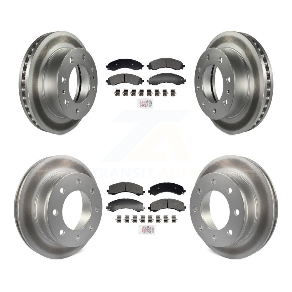 Kit de rotors de frein à revêtement semi-métallique avant et arrière, pour GMC Savana 2500 Chevrole