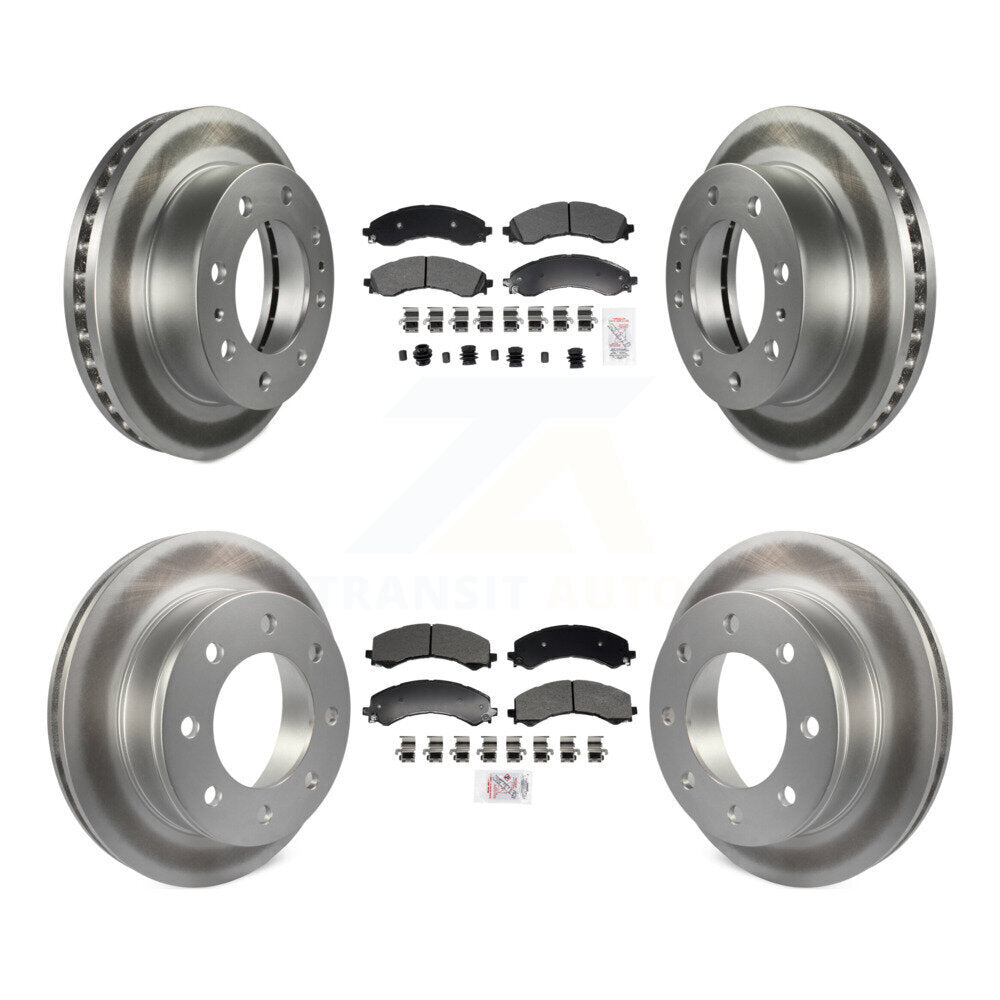 Kit de rotors de frein à revêtement semi-métallique avant et arrière, pour GMC Savana 2500 Chevrole