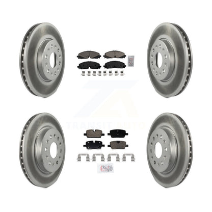 Kit de rotors de frein enduits de plaquettes en céramique avant et arrière, pour Chevrolet Traverse Blazer GM