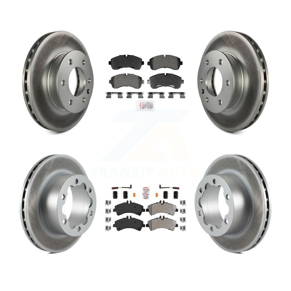 Kit de Rotor de frein à revêtement semi-métallique avant et arrière, pour Sprinter 3500 Dodge 3500X