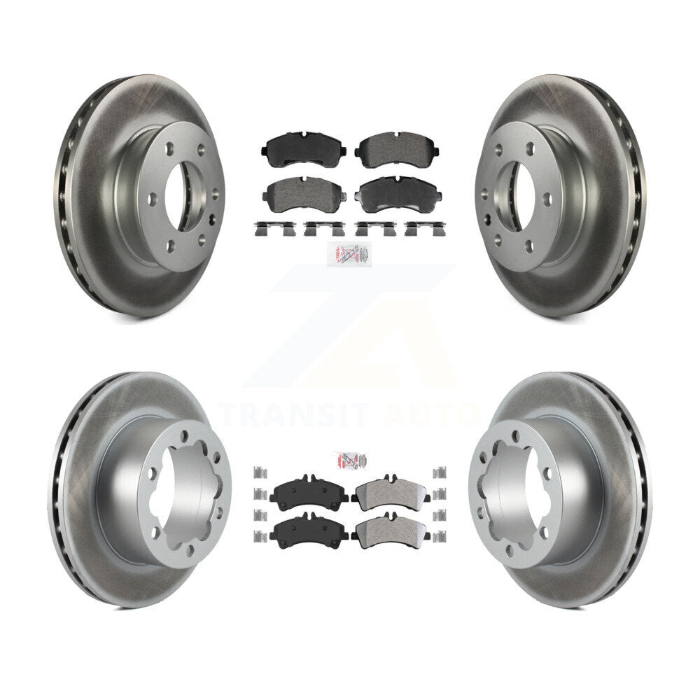Kit de Rotor de frein à revêtement semi-métallique avant et arrière, pour Sprinter 3500 Dodge 3500X