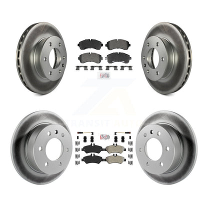 Kit de Rotor de frein à disque avec revêtement de tampons semi-métalliques avant et arrière, pour Dodge Sprinter 350