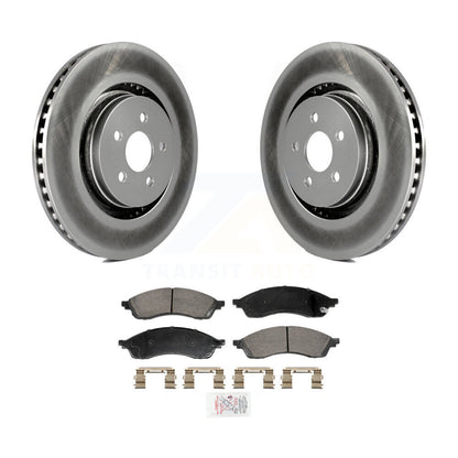 Kit de rotors de frein à disque et de plaquettes en céramique avec revêtement avant pour Lincoln Nautilus