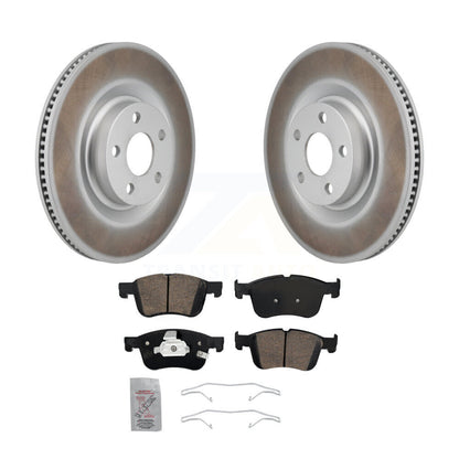 Kit de rotors de frein à disque à revêtement avant et de plaquettes en céramique pour Ford Maverick 2022 – 2023