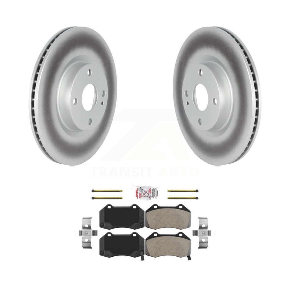 Rotors de frein à disque à revêtement avant et kit de plaquettes semi-métalliques pour Mazda MX-5 Miata