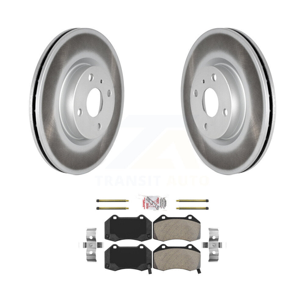 Rotors de frein à disque à revêtement avant et kit de plaquettes semi-métalliques pour Mazda MX-5 Miata
