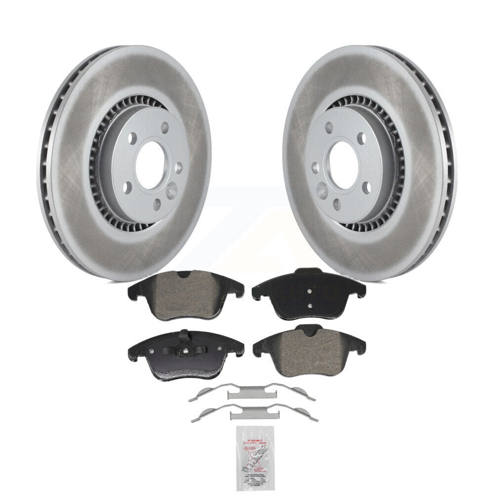Kit de plaquettes semi-métalliques de Rotor de frein à disque à revêtement avant pour Land Rover LR 2008 – 2015