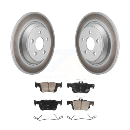 Kit de rotors de frein à disque à revêtement arrière et de plaquettes en céramique pour Ford Maverick 2022 – 2023