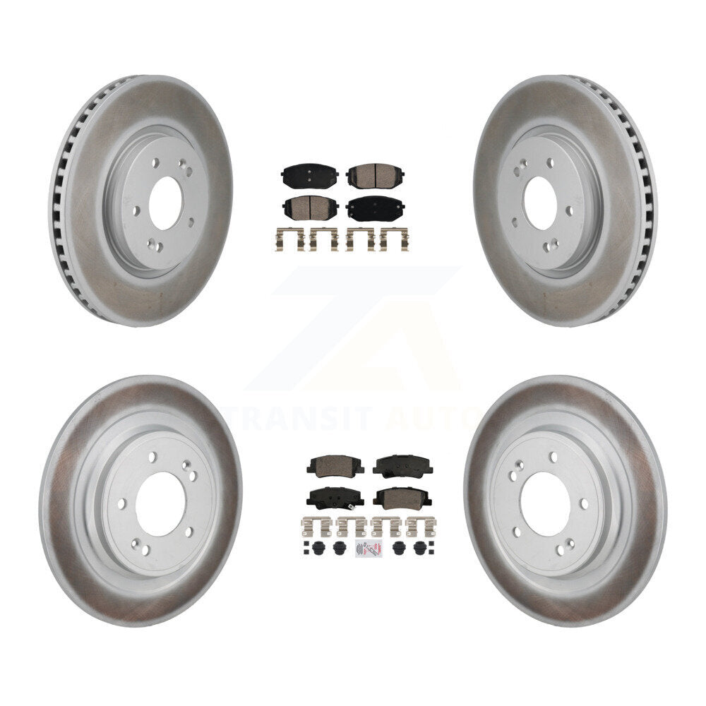 Kit de Rotor de frein à disque, revêtement de coussinets en céramique avant et arrière, pour Hyundai Tucson Kia Sportag