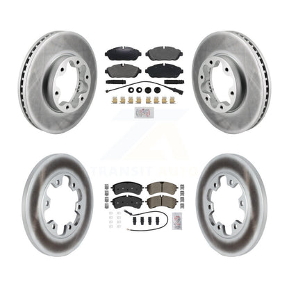 Kit de rotors de frein à disque à revêtement semi-métallique avant et arrière pour Ford Transit-250 AW