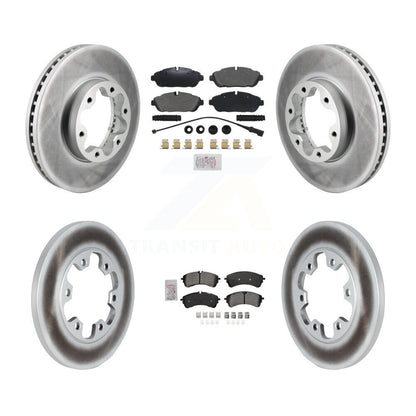 Kit de rotors de frein à disque à revêtement semi-métallique avant et arrière pour Ford Transit-250 AW