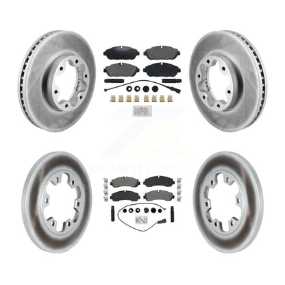 Kit de Rotor de frein à revêtement de plaquette semi-métallique avant et arrière pour Ford Transit-350 AW 20-21