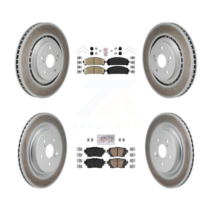 Kit de Rotor de frein à disque, revêtement de coussinets en céramique avant et arrière, pour Toyota Highlande 2020 – 2022