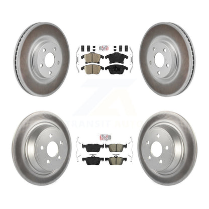 Kit de Rotor de frein avec revêtement de plaquettes semi-métalliques avant et arrière en céramique, pour Lincoln MKZ 2.0