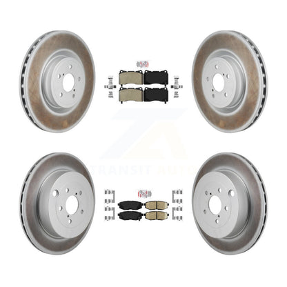 Kit de Rotor de frein à revêtement de plaquette en céramique avant semi-métallique arrière pour 17 Subaru BRZ Bas
