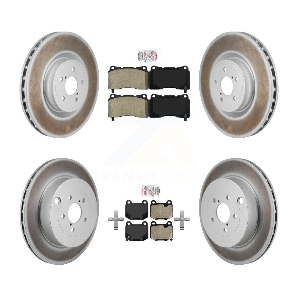 Kit de rotors de frein à disque, revêtement de protection semi-métallique avant et arrière, pour Subaru BRZ Toyota 8