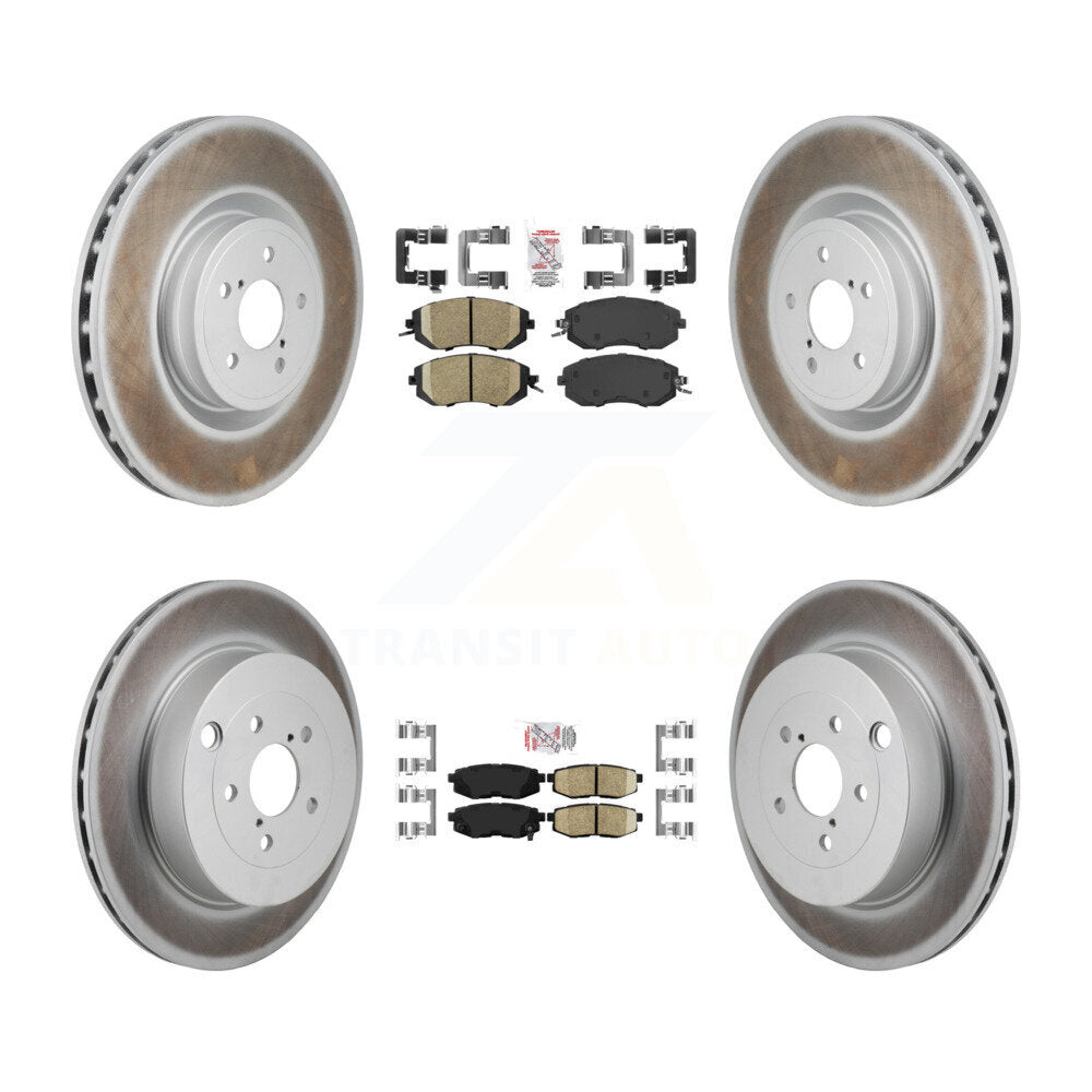 Kit de rotors de frein à revêtement en céramique avant et arrière, pour Toyota 19 86 avec frein Brembo