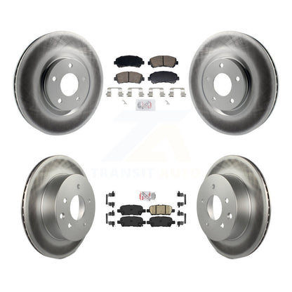 Kit de Rotor de frein enduit de plaquettes en céramique avant et arrière, pour Nissan Juke Nismo R 2014 – 2017