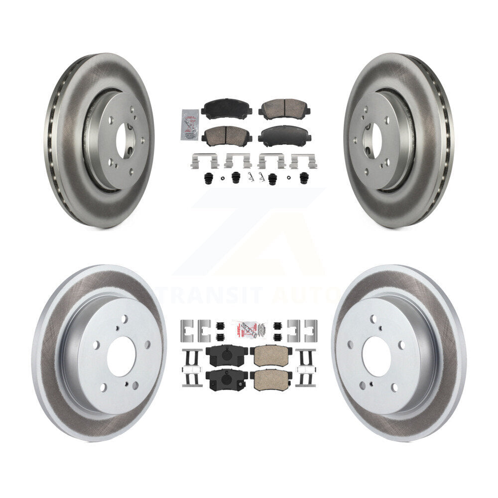 Kit de rotors de frein à disque recouverts de plaquettes en céramique avant et arrière, pour Suzuki Kizash 2010 – 2013