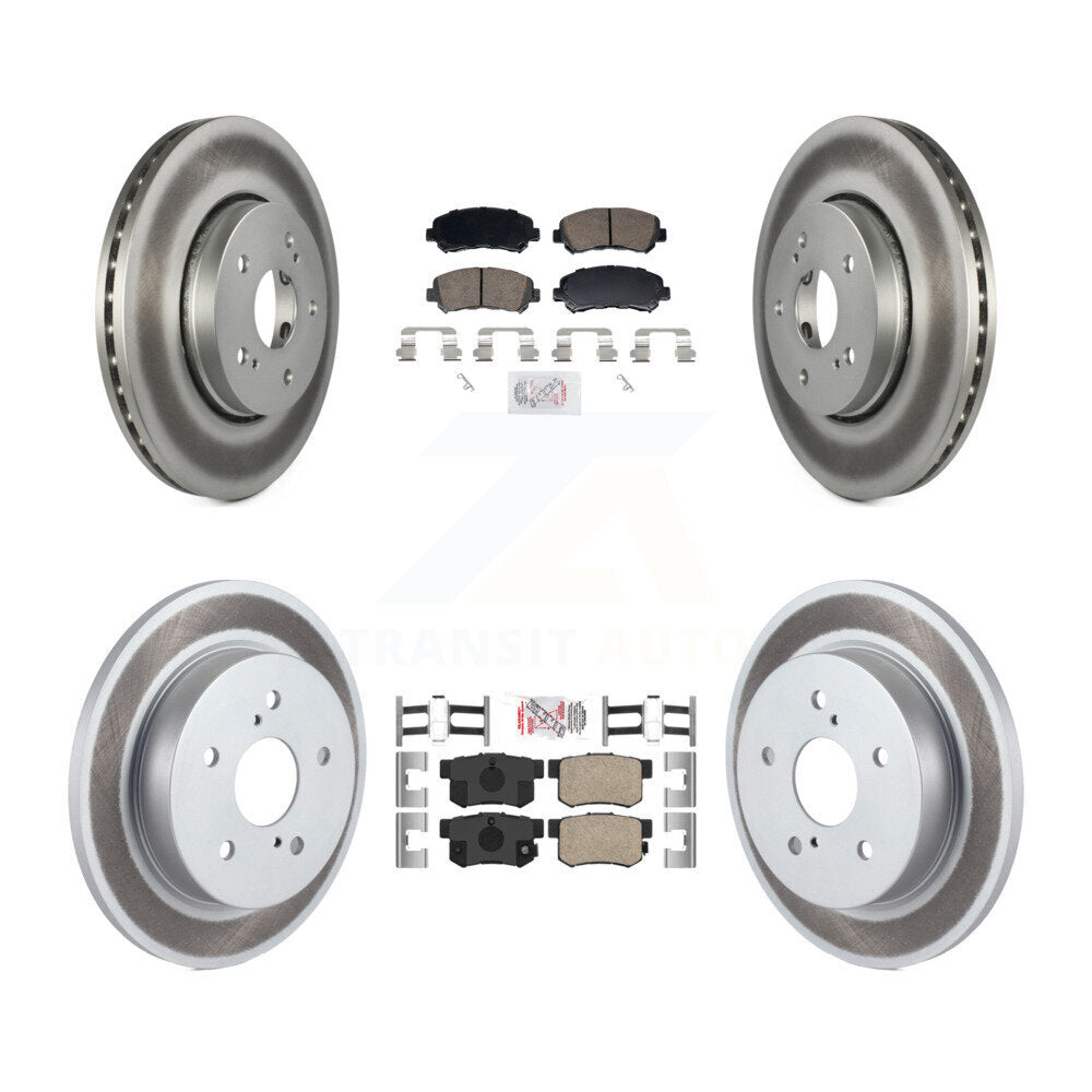 Kit de rotors de frein à disque recouverts de plaquettes en céramique avant et arrière, pour Suzuki Kizash 2010 – 2013