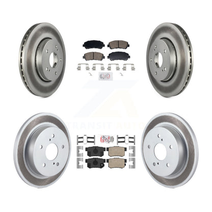 Kit de rotors de frein à disque recouverts de plaquettes en céramique avant et arrière, pour Suzuki Kizash 2010 – 2013