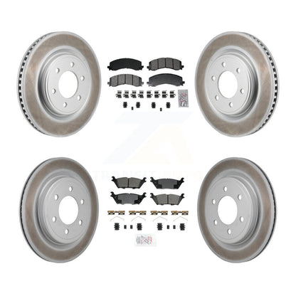 Kit de rotors de frein à revêtement semi-métallique avant et arrière, pour Ford Expedition Lincol