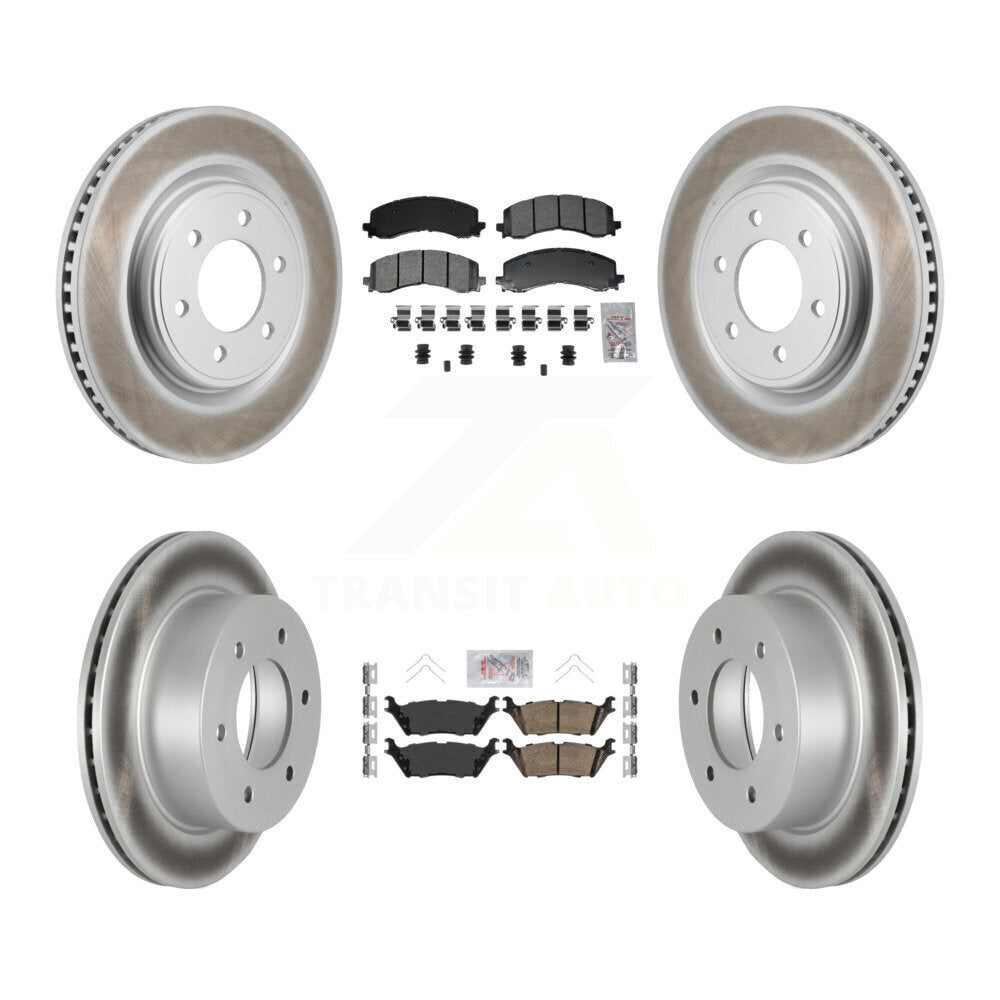 Kit de Rotor de frein avant et arrière semi-métallique avec revêtement en céramique, pour Ford Bronco 3.0