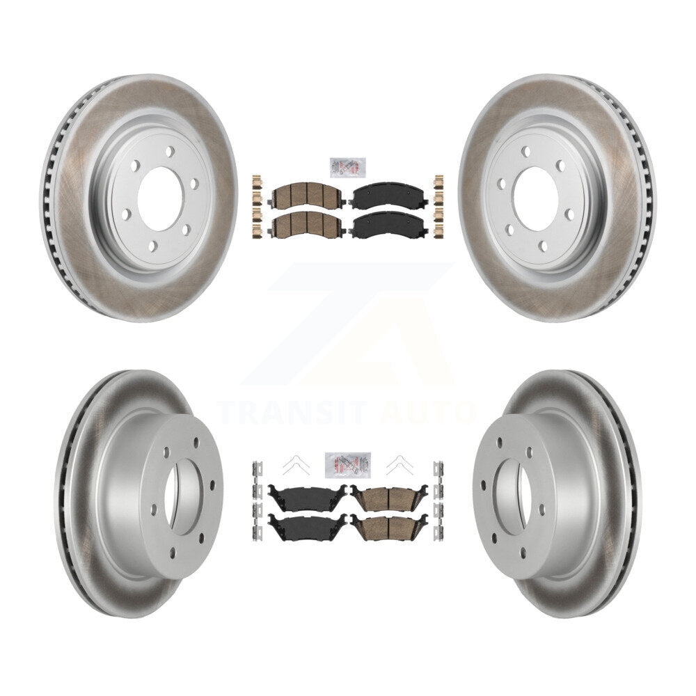 Kit de rotors de frein à disque avec revêtement de coussinets en céramique avant et arrière, pour Ford Bronco 2022 2023 3.0