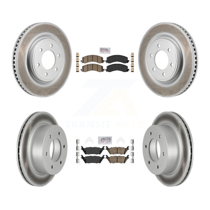 Kit de rotors de frein à disque avec revêtement de coussinets en céramique avant et arrière, pour Ford Bronco 2022 2023 3.0