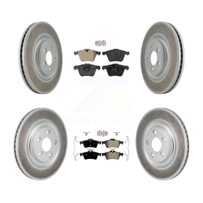Kit de Rotor de frein à revêtement de plaquettes semi-métalliques avant et arrière, pour Base Jaguar XJ avec 3.0