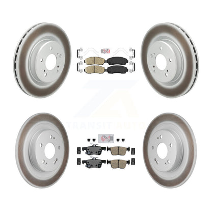 Kit de rotors de frein à disque avec revêtement en céramique, pour Acura TLX 2021 2023, avant et arrière, 2.0